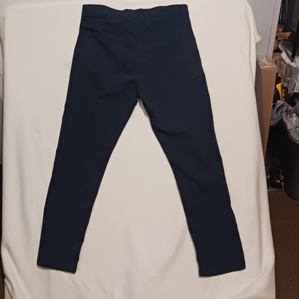 Weatherproof Vintage Pants Mens 32x30 Navy Blue Excellent Stretch Straight Leg